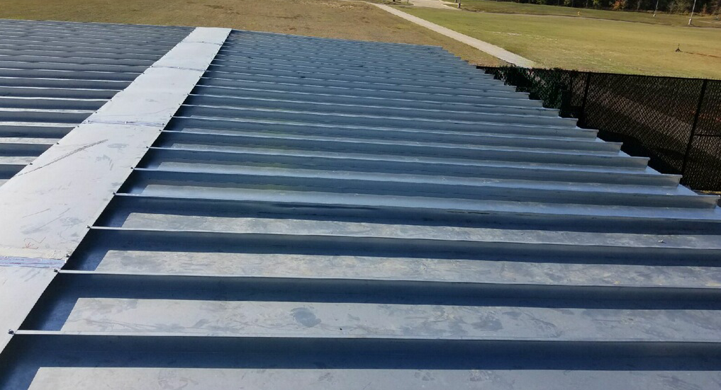 Standing seam metal roof for pump houses
