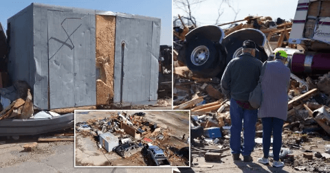 Commercial Walk-in Cooler disaster aftermath