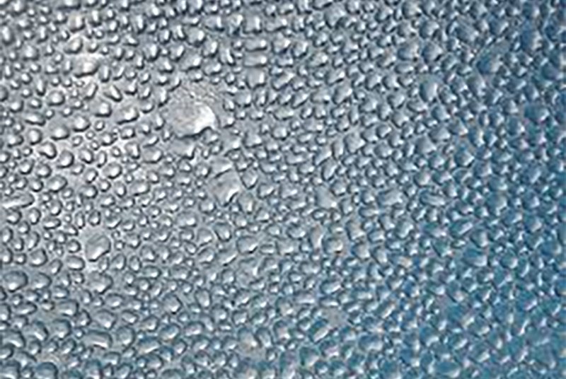 Condensation on freezer surface