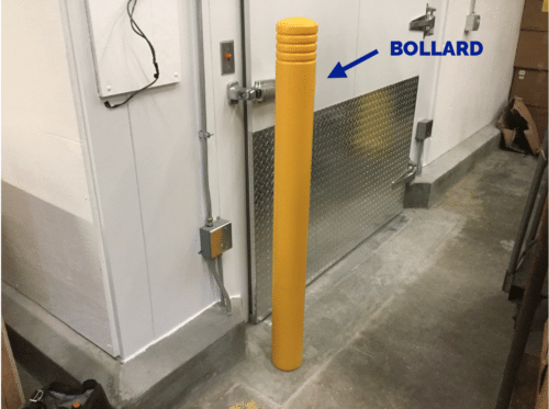 bollard walk-in 