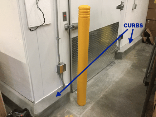 walk-in curb