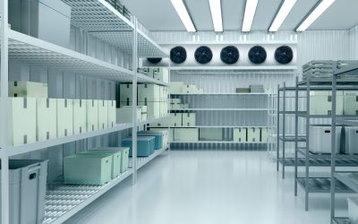 cold storage room for scientific clean rooms